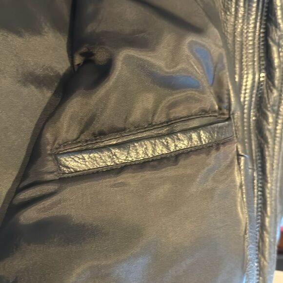 Reed Sportswear Men’s Leather Motorcycle Bomber Jacket Size 50 - Picture 7 of 13